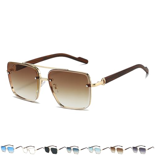 Forubom Retro Gradient Sunglasses UV400 Protecti, Definitein Sunglasses, Sunailing Glasses for Outdoor Travel