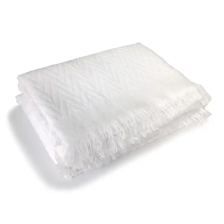 OMEZMART Ahram Ihram for Hajj and Umrah Men - Set 100% Cotton (White, Cotton)