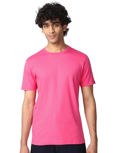 Image of Bewakoof Men's 100% Cotton Solid Regular Fit Half Sleeve Round Neck T-Shirt | Tshirt for Men Cotton| Casual Wear | Street Wear