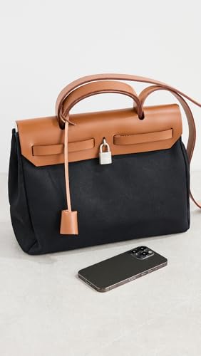 Hermes Women's Pre-Loved Toile Officier Herbag Shoulder Bag3