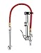 AstroAI Tire Inflator with Pressure Gauge, 120 PSI Air Chuck Compressor Accessories RV Dual Head Commercial Grade Heavy Duty with Rubber Hose