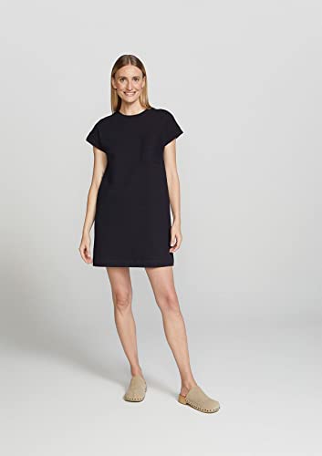 Vestido Básico Curto Em Malha Com Bolso