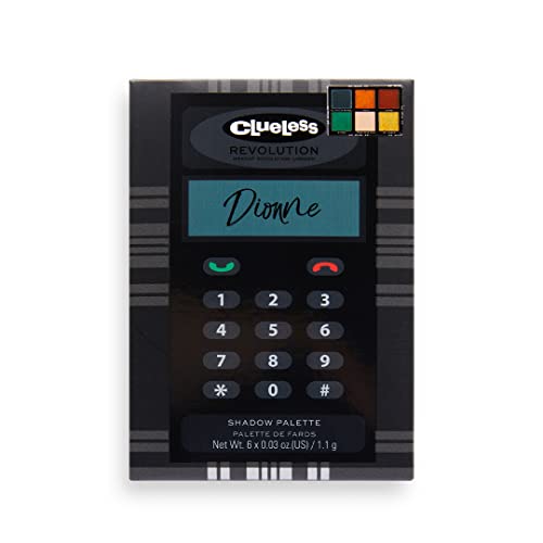 Image of Makeup Revolution Clueless x Revolution Dionne Phone Nude Eyeshadow Palette Long Lasting Multi Reflective Shimmer Matte Glitter Pressed Pearls Eye Shadow Makeup Pallet