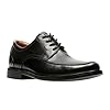 CLARKS Un Aldric Park Mens Oxfords Black Leather 12 #1