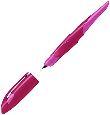 Ergonomic School Fountain Pen - STABILO EASYbirdy - A Nib - Right Handed - Berry/Pink