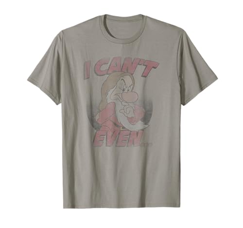 T-shirt Disney Grumpy anti-stress le vêtement humour Blanche-Neige confortable