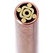 EZSMITH Mosaic Pin - (0.187 (3/16) Inch Diameter) - (616CBBB) - (Copper Outer Material)(Brass Inner Material) - Decorative Knife Handle Pins and Rods for Fixed Blade Knives