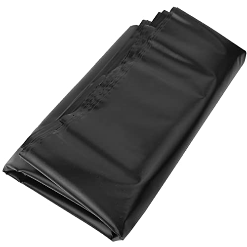 3m x 2m Teichfolien Zuschnitt Schwarz HDPE, UV- und witterungsbeständig, Schwimmteich Folie Gartenteich Teichplane schwarz, für Fischteiche, Brunnen, Wassergarten und Wasserfall Stärken 0.1 MM