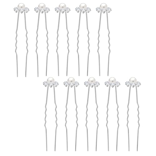 LuLiyLdJ 10 Pezzi Forcine e Punti Luce per Capelli da Sposa, Accessori per Cerimonia