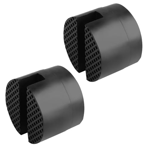 Cuscino universale per auto per cricchi e sollevatori, set di 2 blocchi di gomma tampone, gomma cric universale, tampone per crimpare con design antiscivolo, sollevamento auto, nero