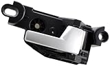 APDTY 92796 Interior Door Handle - Rear Right - Silver Lever (Painted)