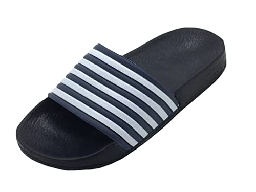 GladRags Boys Slider Flip Flops Blue/White Child Size 11 / EU 29