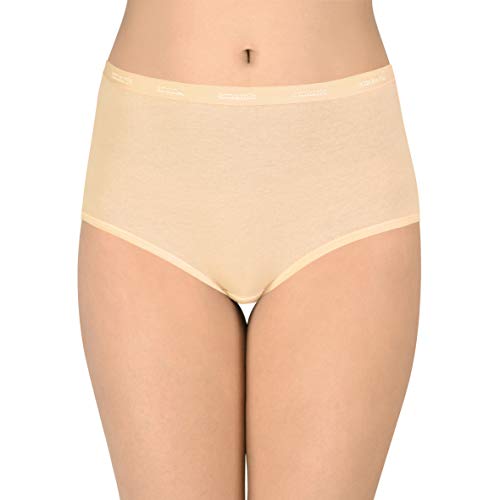 Image of Amante Solid Cotton Full Brief Panty Pack(Pack of 3)