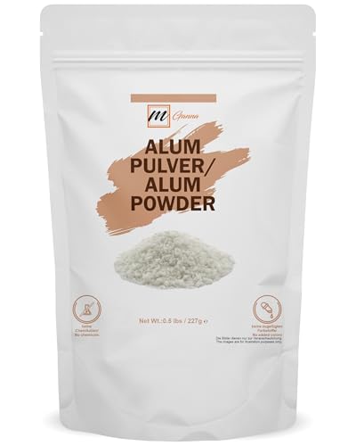 Poudre d'alun 100 % naturelle pour une peau claire et éclatante et une santé - 227 g