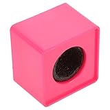 SEWACC 向け耐久プラスチック製マイクロフォンフラッグステーション 正方形ロゴボックス付き インタビュー用滑り止め設計 テレビ会議対応