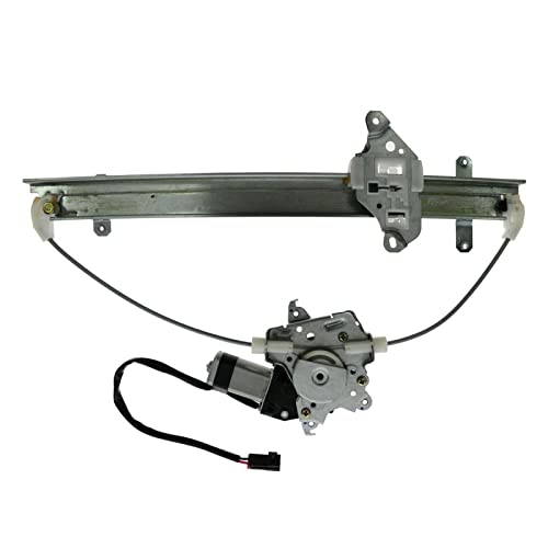 Image of TRQ Front Left Power Window Regulator & Motor Assembly Drivers Side Compatible with 1996-1999 Infiniti I30 1995-1999 Nissan Maxima NI1350107