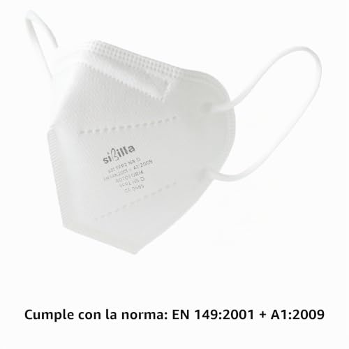 Miniatura 4 de 50 Uds Máscaras Ffp2 Blancas Made In Italy Mascarilla Ffp2 Certificada Ce 0465 Con 5 Capas Ligeras Y Cómodas, Selladas Individualmente. Certificación Dolomita En 149:2001 A1:2009