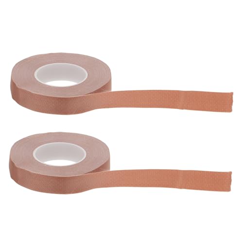 MOLUCKFU 2 pièces Bandes Adhésives pour Doigts Guzheng et Pipa Ruban Adhésif Marron Respirant Protection et Fixation des Ongles pour Instruments à Cordes Lot