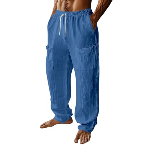 Pantalon en tissu léger homme et pantalon de loisirs aéré pour l'été