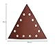 FEIDER ABT–120er Schleifdreiecke - Multifunktionales Schleifpapier - Schleifen und Glätten von Gips, Holz und Trockenbau –120er Körnung - 28.5x28.5x28.5cm - 10er Pack, Pink