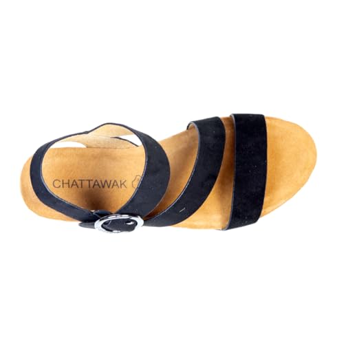 Sandale compensée confortable Chattawak pour vos sorties estivales en ville