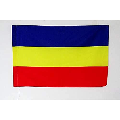 AZ FLAG, Khmer Krom Flag, 2x3 Ft, Khmer people Banner with Sleeve, 100% Polyester, Fade Resistant, Vivid Colors, 2' x 3' Feet