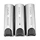 Ruiqas Manueller Seifenspender 3 x 350 ml Duschabroller Drill-Free 3 Flasche Wand Montiert Flüssigmilch Lotion Seifenspender Set für Das Badezimmer Toilettenhote