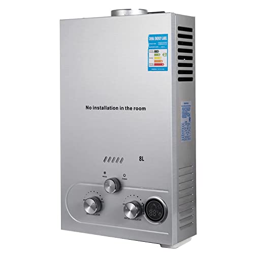 Tankless Gasdurchlauferhitzer, 8L FlüSsiggas Durchlauferhitzer mit...