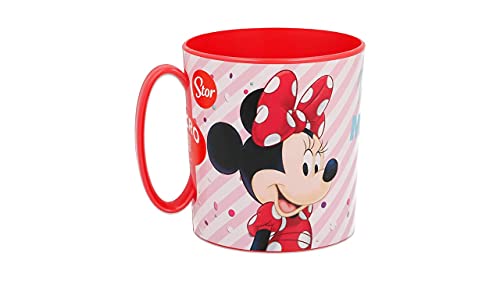 2666; Taza microondas Disney Minnie Mouse; capacidad 350 ml; producto de plástico; No BPA