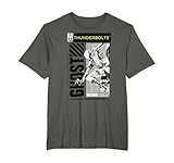 Official Marvel Merchandise Marvel Studios Thunderbolts Ghost B&W Comic Cover #6 T-Shirt