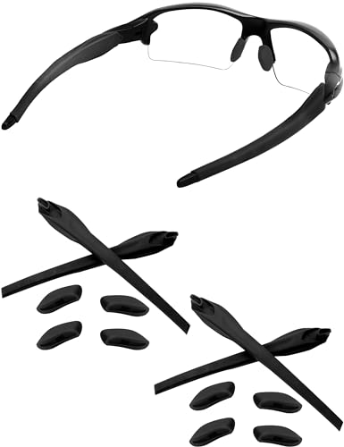 Image of Replacement Nose Pads Ear Socks Rubber Kits for Oakley Flak 2.0 OO9295 /Flak 2.0 XL OO9188 /Flak 2.0 Asian Fit OO9271