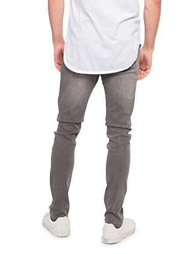 Mens Skinny Slim Fit Stretch Raw Denim Jeans3