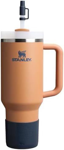Stanley Quencher Boot and Straw Cover Cap | Anti-Slip Silicone Protector for 40 oz Tumbler with Handle | Accessory Set for Stainless Steel Drinking Cup | BPA-Free | Twilight