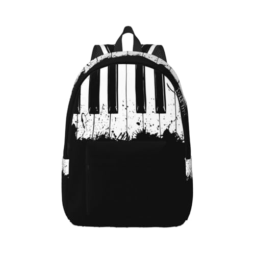 Sac à dos ordinateur portable infirmière voyage femme imprimé piano EdWal