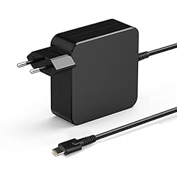 Cargador Lenovo X390 Cargador Portatil USB Tipo C 65W 45W para MacBook Pro/Air, Lenovo ThinkPad x1 Yoga, HP, ASUS Zenbook, Acer, DELL, Huawei Matebook Ordenador Universal Laptop Charger USBC Adaptador de Corriente