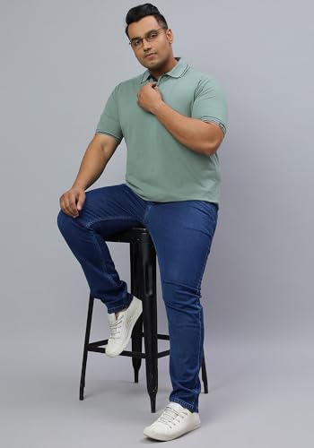 Image of Wear Your Opinion Men's Plus Size Tipped Polo Collar Neck Tshirt