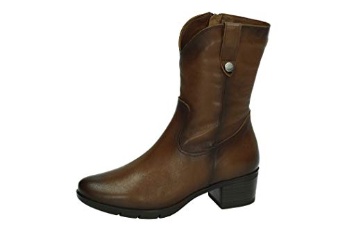 Bottines marron en cuir Pull Brésil de fabrication artisanale espagnole