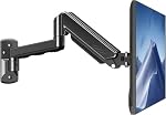 MOUNTUP Moniteur Moniteurs Monitor Wall Mount pour Max 32 Écran d'ordinateur de pouce, Bras de moniteur entièrement réglable, Support de supports muraux 4.4-19,8lbs VESA Coupe de la bride 75x75mm, 100x100mm