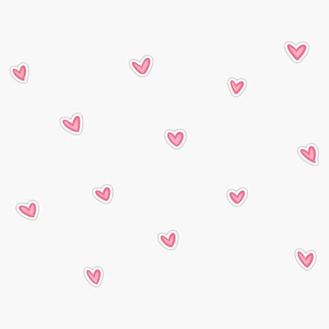 Pink Heart Sticker Vinyl Waterproof Sticker Decal Car Laptop Wall Window Bumper Sticker 5