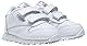 Reebok Unisex Baby Classic Leather 2V Sneaker, White/Carbon/Vector Blue, 23 EU
