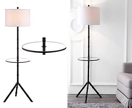One-Day Sale: Up to 80% Off JONATHAN Y JYL2012A Hall 62" Metal End Floor Lamp, Side Table, Night Stand, for Bedrooms, Living Room, Office, Reading, Bronze