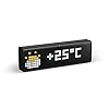 LaMetric Time Wi-Fi Clock for Smart Home, LM 37X8, Black