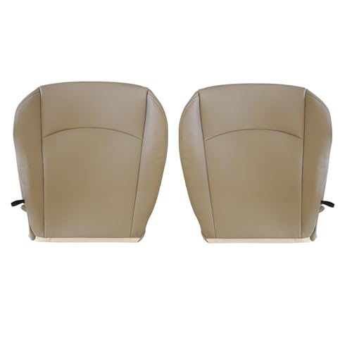 SecosAutoparts Driver and Passenger Bottom Replacement Perforated Leather Seat Cover