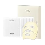 Whamisa Organic Fruits Hidrogel Facial Sheet Mask - Yuja hidratante, cuidado profundo, cuidado de la piel, elasticidad de la piel, mascarilla para acné, cuidado de poros, fermentación (5 unidades por