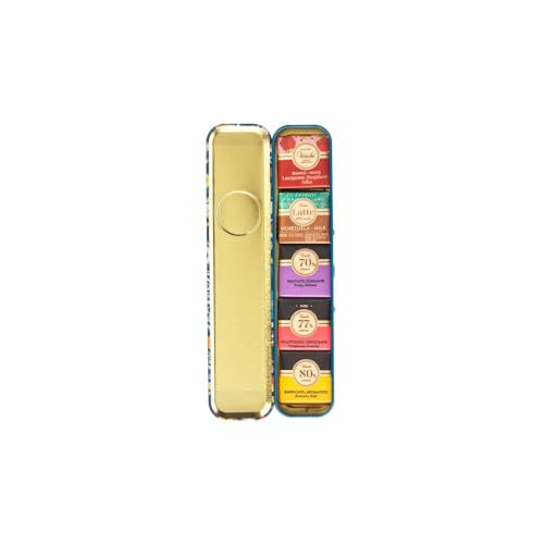 Miniatura 3 de Venchi - Murrine Collection Portabolígrafos De Lata Con 6 Bombones Surtidos, Pannacotta, Caramello, Tiramisù, 87 Gr, Sin Gluten, Sin Colorantes Ni Conservantes, Idea De Regalo
