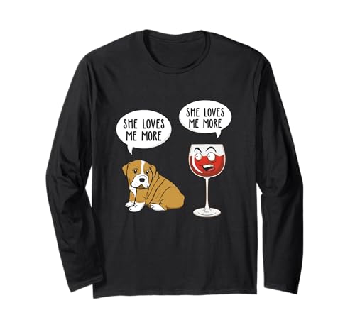 She loves me more dog and Red Wine ����T�V���c