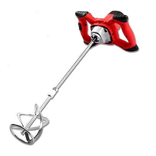 Mezclador de cemento eléctrico 2100W,Agitador de concreto de 6 velocidades para morteros Lechada de barro 800rpm