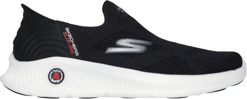 Skechers - Mens Go Walk Anywhere - The Tourist Slip On Shoes, Color Black/White, Size: 11 XW US4