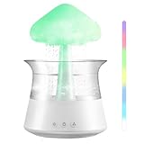 🌧️【Rain Cloud Humidifier】Der Rain Cloud Humidifier ist ein beliebtes Design im Jahr 2023. Wenn der Luftbefeuchter eingeschaltet ist, tropfen Regentropfen aus den Wolken und erzeugen ein leichtes Geräusch von Wassertröpfchen.Dieses beruhigende weiße Geräusch sorgt dafür, dass sich die Menschen wohl fühlen und schnell einschlafen. Es ist auch eine toll aussehende Dekoration, um Ihr Zuhause voller Vitalität zu machen.
