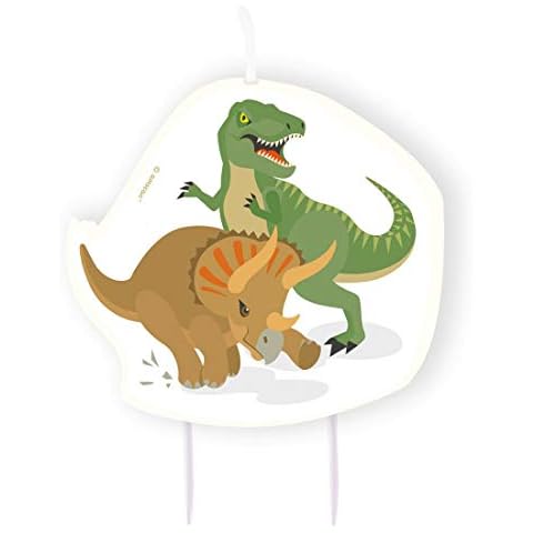 NET TOYS Lindas Velas de Torta Dinosaurio - 10cm Cover